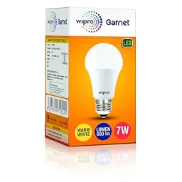 Wipro Garnet E27 7W Polycarbonate Warm White LED Bulb, WIPROE27_7WW (Pack of 2)-picture-32