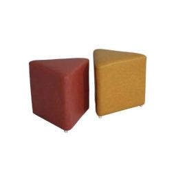 Muebles Casa 2Pcs Adela Red &a; Yellow Meranti Wood Pouffe, MFMMG009-picture-8