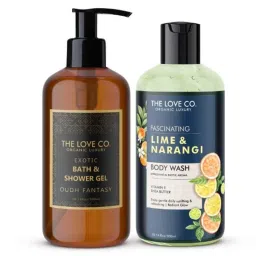 the love co The Love Co. 2180 300ml Lime &a; Narangi Body Wash &a; 300ml Oudh Fantasy Body Wash Combo-picture-23