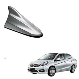 Auto Pearl ABS Silver Universal Replacement Shark Fin Car Roof Antenna For Honda Amaze Type2-image-4
