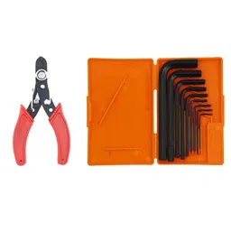 Hillgrove HGCM6M1 9 Pcs Carbon Steel Full Hex Allen Key Kit with Wire Cutter Bolt Spanner Wrench Set-13