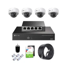 TP-Link VIGI C220I 2MP Indoor Network IP Combo Kit with 4 Channel NVR, 4 Cameras, 5 Port POE Switch, 1TB HDD, D-LINK 100M LAN Cable &a; Connectors-picture-25