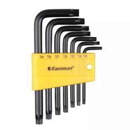 Eastman 7 Pcs Chrome Vanadium Steel Fully Heat Treated Allen Key Set, FIHAE2407HTSET-36