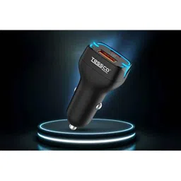 Tessco 3A USB &a; PD Car Charger for Android &a; iOS with 2 Port, DC-261 image 2