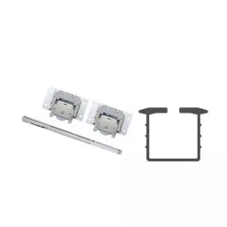 Harrison 2 Pcs 12 ft Aluminium Wardrobe Fitting Single Line Track Set, 1602-picture-34