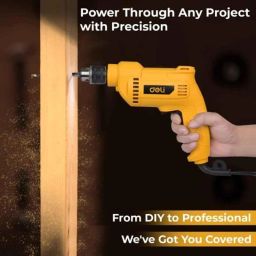 Deli DL-DZ10-E3 550W 10mm Corded Electric Drill Machine with Rotation &a; Switch Lock Function image 4