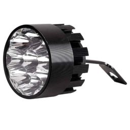 AllExtreme EX9HWS2 2 Pcs 9 LED 9W White Round Waterproof Mirror Mount Adjustable Angle Spot Beam Fog Light Set with Handlebar Switch-picture-13