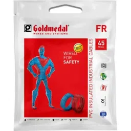 Goldmedal 6 Sqmm Single Core Blue Copper FR PVC Insulated Wire, Length: 45 m-image-17