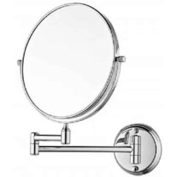 Prestige 8 inch Stainless Steel Round Bathroom Makeup Mirror with 5X Magnifying-image-75