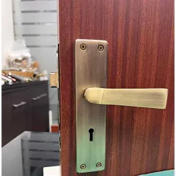 Saze 8 inch Alloy Steel Matt Antique Finish KY Plate Mortise Door Lock Handle Set, SZ-8KY-2-picture-48