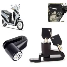 Auto Pearl Steel Heavy Duty Anti Theft Disc Brake Lock for Leap Hybrid SES BS6, Lock_249-picture-13