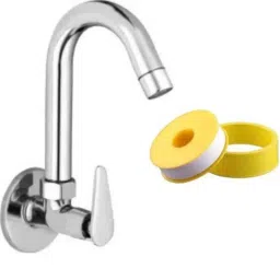 Fastgear Brass &a; Steel Chrome Finish 360 Deg Moving Sink Tap-10