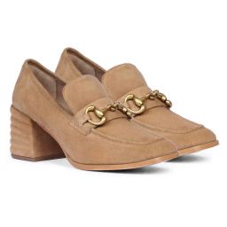 Saint G Beige Suede Leather Handcrafted Shoes-picture-16