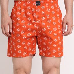 Big Fox Men Orange & White Printed Boxers BX_034_Orange_XXL-picture-27