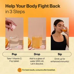 Setu Vitamin C Fizz Amla Extract,  20 tablet(s)  Orange  image 1