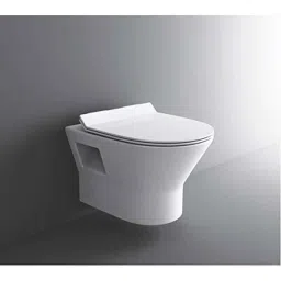 InArt 19x14x14 inch Ceramic Wall Mounted White P Trap Western Water Closet with Soft Close Seat Cover, INA-547-picture-28