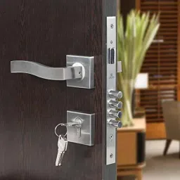 Voltizi Rose Stainless Steel Matt Finish Both Side Key Mortise Door Lock Handle Set with 3 Computer Keys, Sana-BSK-R-image-80