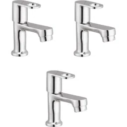 Prestige Prime Brass Chrome Finish Pillar Cock (Pack of 3)-34