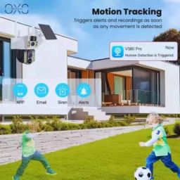 OneXsale 2MP+2MP 4G Dual Lens Smart Solar Sim Camera with Live View, 2-Way Audio, Motion Detection &a; SD Card Support image 2