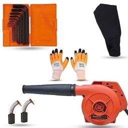 Walkers 800W Plastic Red Electric Air Blower with Carbon Brushes, Gloves &a; 9 Pcs Allen Key, WKCB303-image-69