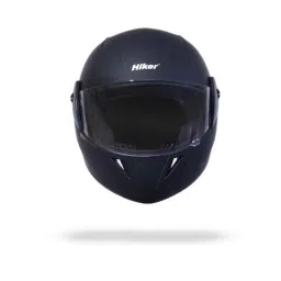 Hiker Wave Pro ABS Black Matt Full Face Motorcycle Helmet For Men, Size: Small-40
