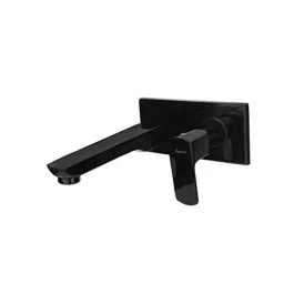 Aquieen Luxury Series Brass Black Wall Mounted Basin Pillar Tap with Provision for Cold Water-picture-36