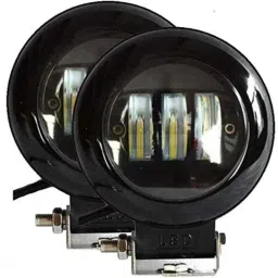 JBRIDERZ 2 Pcs 3 LED 40W White Fog Headlight Set with Mounting Bracket-picture-22