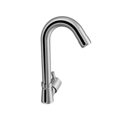 RN Boost 15mm Brass Chrome Kitchen Sink Tap with Swinging Spout &a; Left Hand Operation, RNBTSN0010-67
