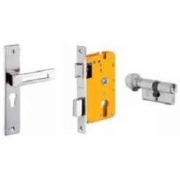 Dorset HL Series Remus 70mm Stainless Steel Silver Chrome Finish Door Handle Lock Set with Knob &a; Key-picture-24
