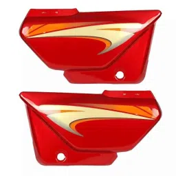 Lumax 216-SP-SPG-WRD Red Side Panel for Hero Splendor Plus New-picture-27