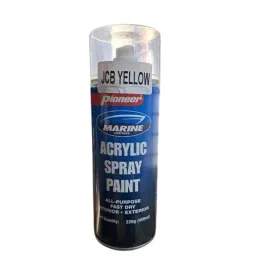 Pioneer 400ml JCB Yellow Matte Marine Acrylic Spray Paint-image-80