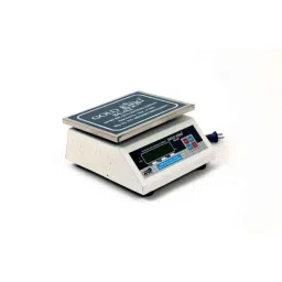 Gold King Scale 20kg 1g Stainless Steel White Digital Weighing Scale with Front &a; Back LCD Display-80