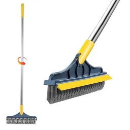 Zureni 2-in-1 Bathroom Cleaning Brush with Floor Squeegee Wiper-image-74