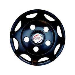 Auto Pearl 4 Pcs 16 inch Black ABS Press Type Hubcap Wheel Cover Set with Retention Ring for All Cars-image-14