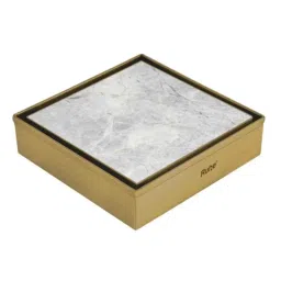 Ruhe 6x6 inch Stainless Steel 304 Yellow Gold PVD Coated Tile Insert Shower Drain Channel, 16-0221-02-picture-20