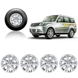 Auto Pearl 4 Pcs 15 inch Full Caps Wheel Cover Set for TATA Sumo Grande-32
