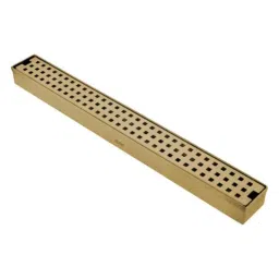 Ruhe 40x2 inch Stainless Steel 304 Yellow Gold PVD Coated Palo Shower Drain Channel, 16-0116-27-picture-20