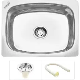 Prestige 18x16x6 inch Stainless Steel 304 Silver Single Bowl Kitchen Sink, 13-0102-01-image-87