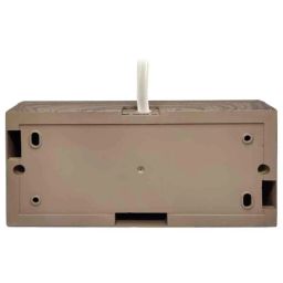 Palfrey 5A 2 Socket Wooden Texture Polycarbonate Extension Board with Two Pin Socket, Master Switch &a; 2m Wire, WD 652 image 3
