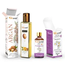 GoWoo 2 Pcs 10ml Natural Frangipani Aroma Oil &a; 100ml Argan Carrier Oil Set, GWOC565-P20+P188-picture-15
