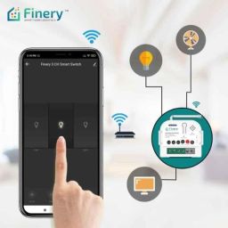 Finery 5A 3 Channel Wi-Fi Smart Switch Retrofit Kit, F3CHR image 3