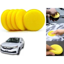 Auto Pearl Polyurethane Beige Washing &a; Waxing Polish Foam Sponge for Amaze 2018-2021 (Pack of 5)-picture-21