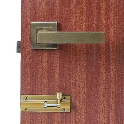 Handle Waala LB-201 Stainless Steel Antique Brass Finish Heavy Duty Mortise Lock Set with Bolt Latch-image-87