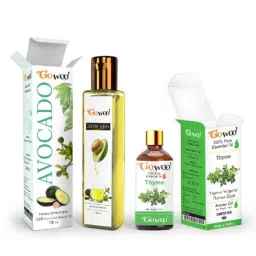 GoWoo 2 Pcs 10ml Natural Thyme Aroma Oil &a; 100ml Avocado Carrier Oil Set, GWOC1246-P46+P167-picture-44