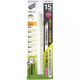 SK Niigata Seiki TSIA-15KD 14mm Aluminium Triangle Scale Rapid Scale for Land &a; House Investigator-picture-43
