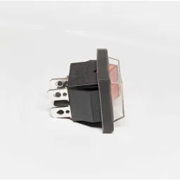Makage 16A 220V 4 Pins Waterproof Push Button Rocker Switch with LED Red image 5