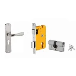 Dorset HL Series Lily 70mm Stainless Steel Door Handle Lock Set with Both Side Key Cylinder-picture-24