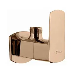 Aquieen Luxury Series Brass PVD Rose Gold Angle Valve with Wall Flange-image-6