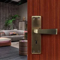 Voltizi 8 inch Stainless Steel Antique Matt Finish Key Plate Mortise Door Lock Handle Set, VZ-8ky-1-picture-6