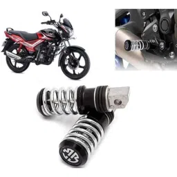 Auto Pearl Steel Black Anti Theft Motorcycle Security Alarm System with 2 Pcs Remote for Star City BS6 Foot Rest-12